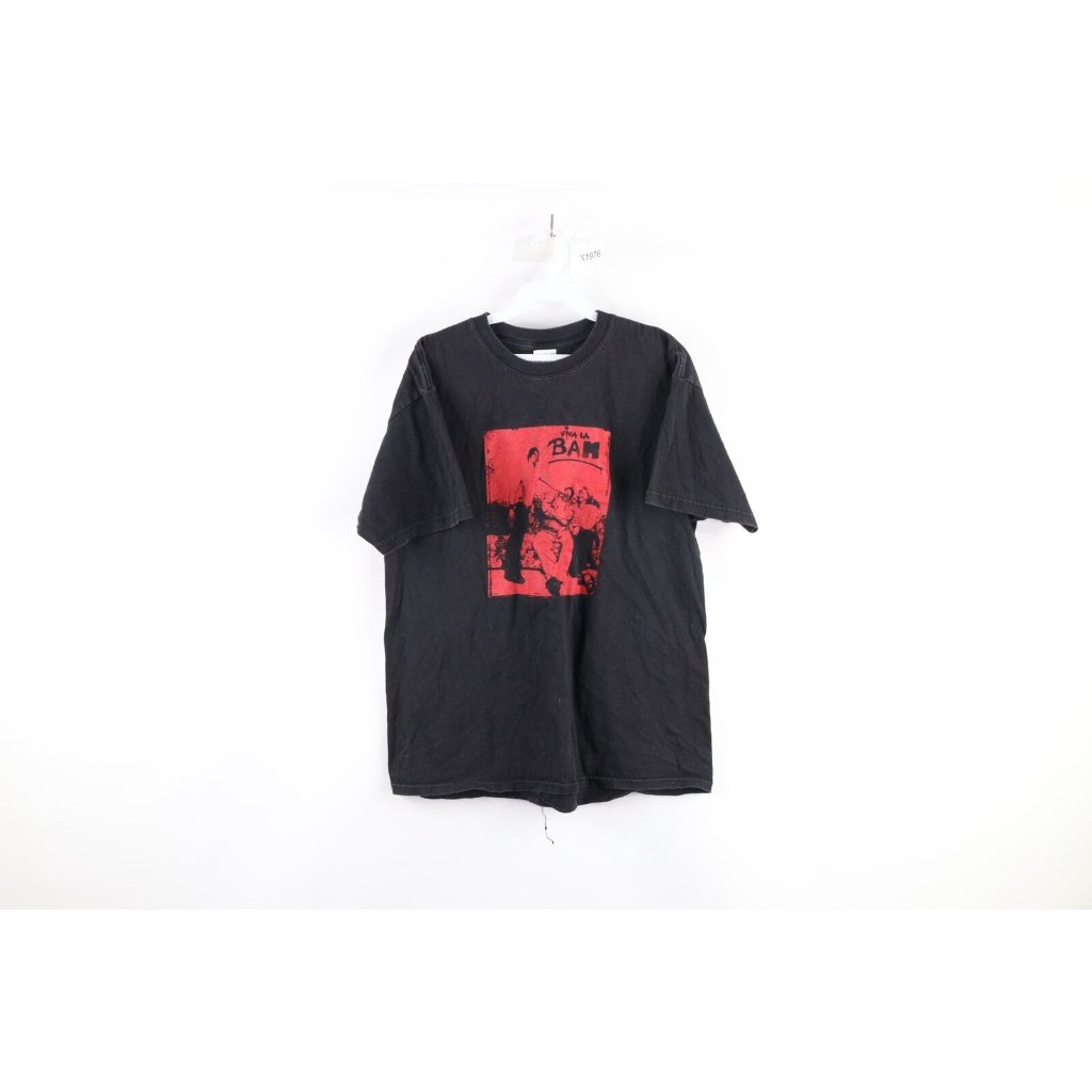 Vintage 2004 Mtv Mens Large Faded Viva La Bam Bam Margera Tv Show Promo TShirt